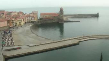 Obraz podglądu z kamery internetowej Collioure - harbor